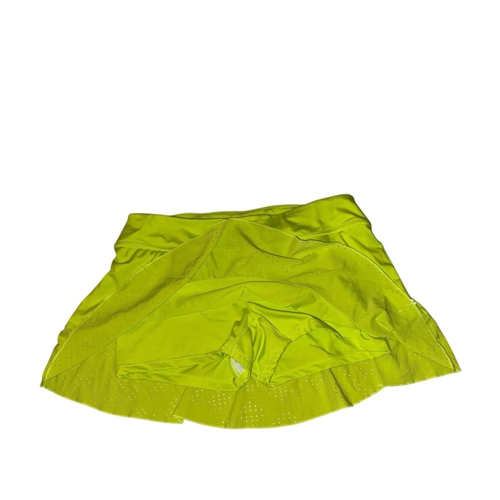 BCG Lime Green Athletic Skort Tennis Golf Workout Skirt Built-In Shorts - Picture 3 of 7